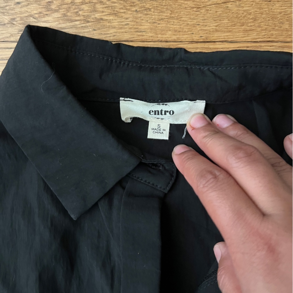 Entro Black Button Down - image 3